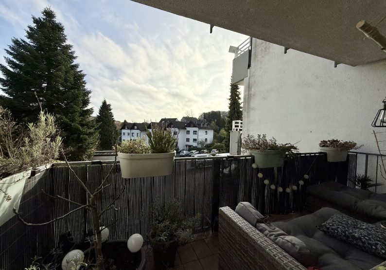 schöne Balkonfläche