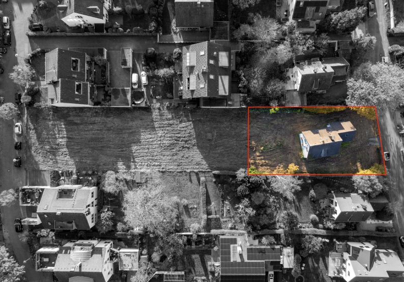 Vogelperspektive Grundstück