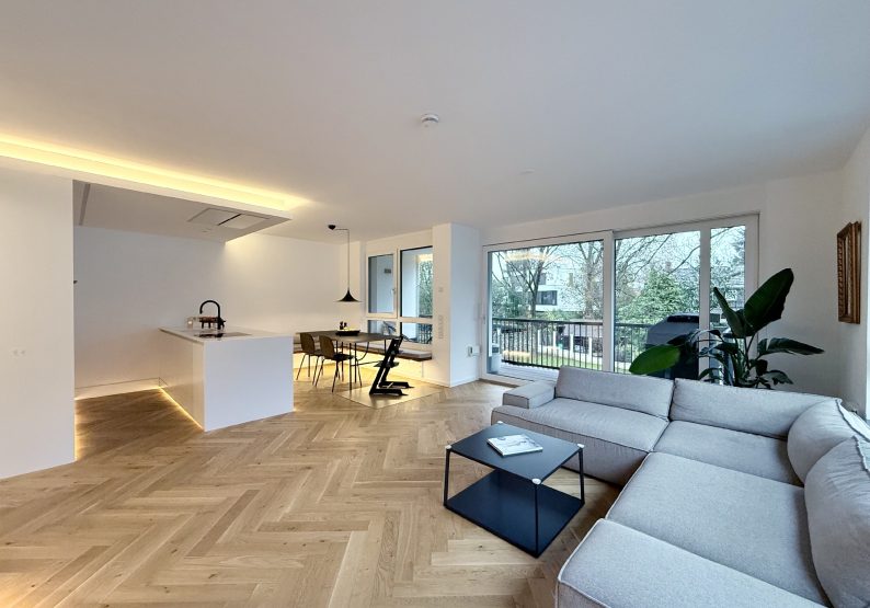 Wohnen + offene Küche