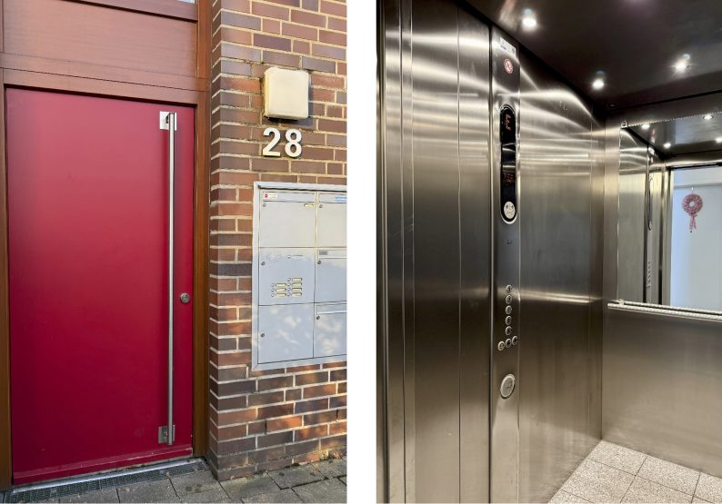 Hauseingang / Aufzug