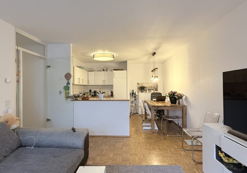 Blick in die offene Küche