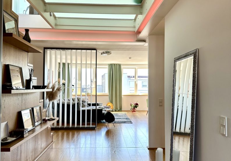 Blick in den Wohnraum