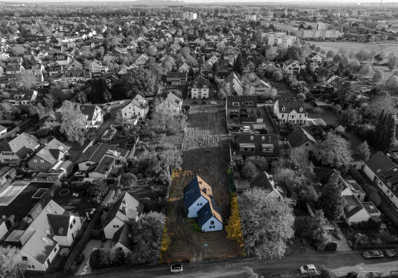 Luftaufnahme Grundstück