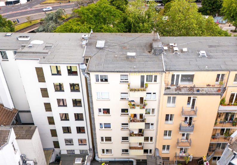 Rückansicht Ebertplatz